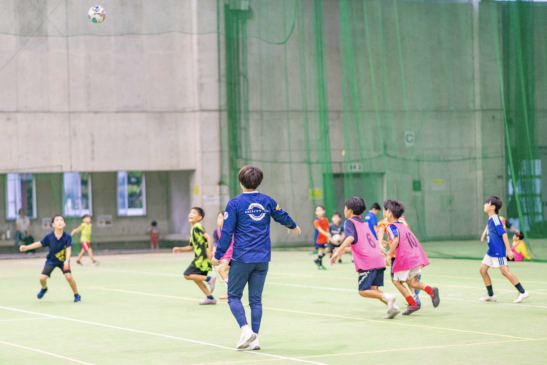 個人ボランティア幸希 子ども向け無料サッカー教室の様子